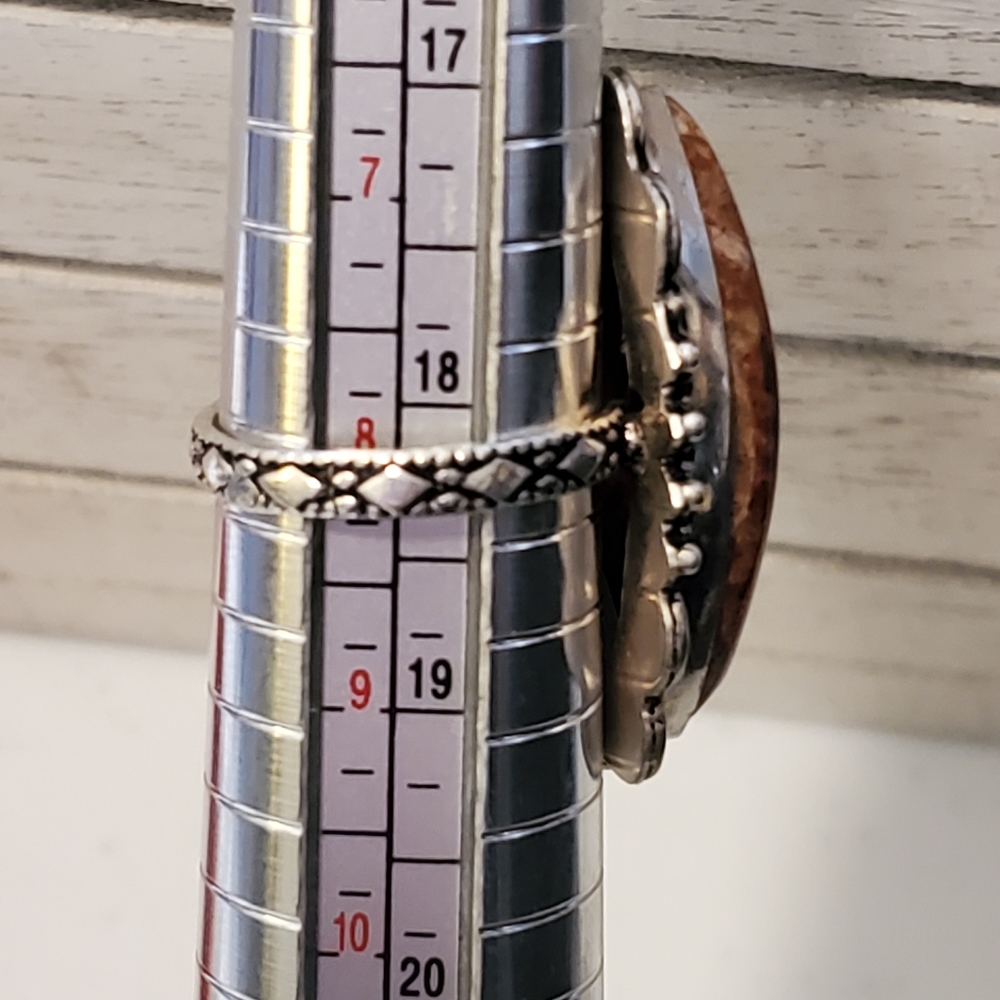Sterling Silver Stone Ring - Picture 4 of 12